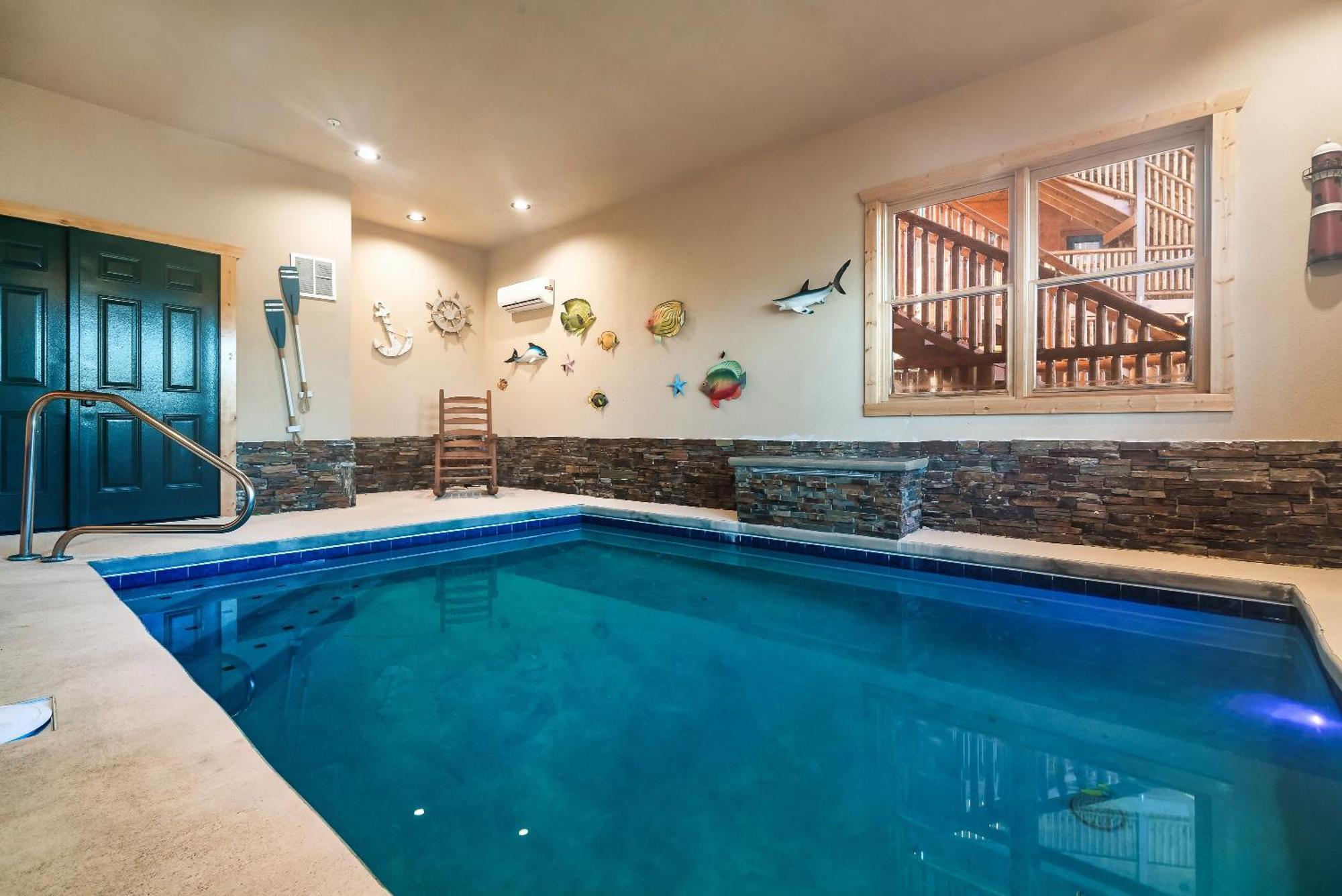 Full Equipped Cabin With A Pool And Game Room Smokies Views Gatlinburg Extérieur photo